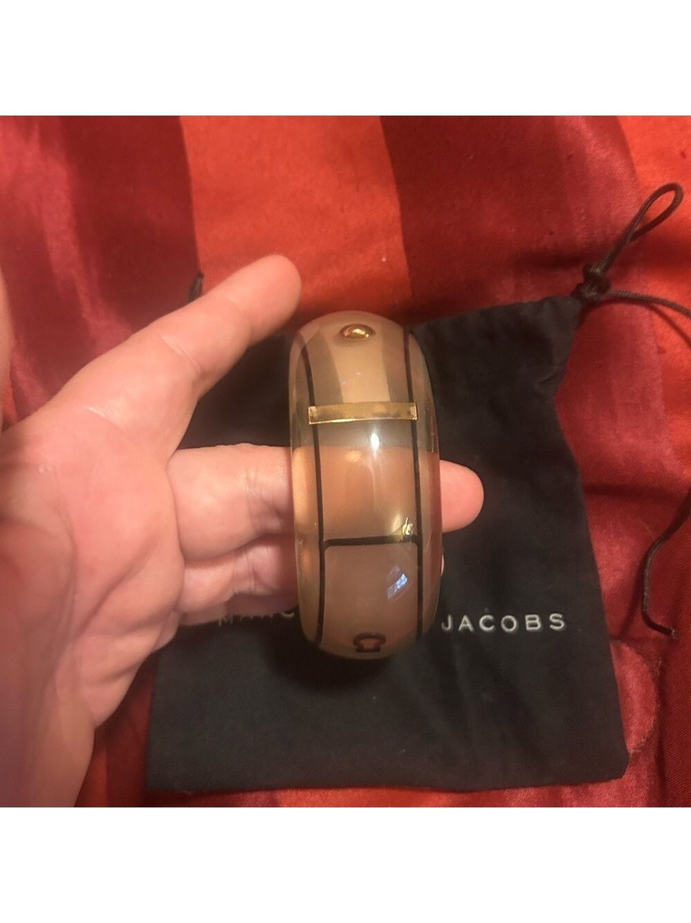 Marc Jacobs Taupe Bangle Bracelet - Picture 4 of 7